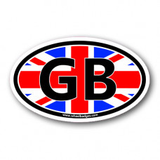 Great Britain Oval Sticker